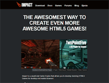 Tablet Screenshot of impactjs.com